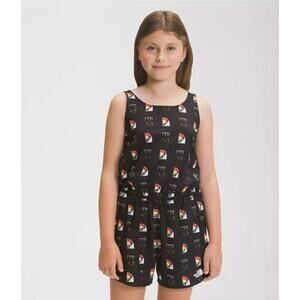 NWT The North Face Girl's Printed Amphibious Class V Romper Sz L 14-16 Wmns XS/S